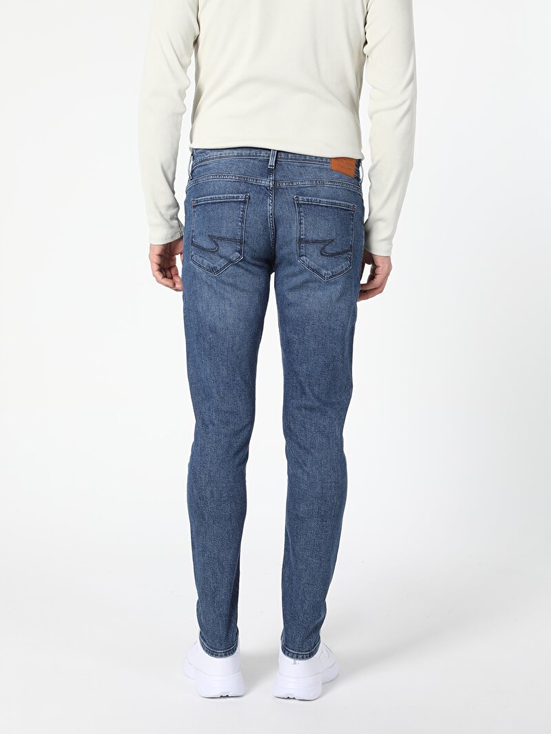 Зображення 041 Danny Джинси Чоловічі Блакитні Вузького Крою Cl1056186