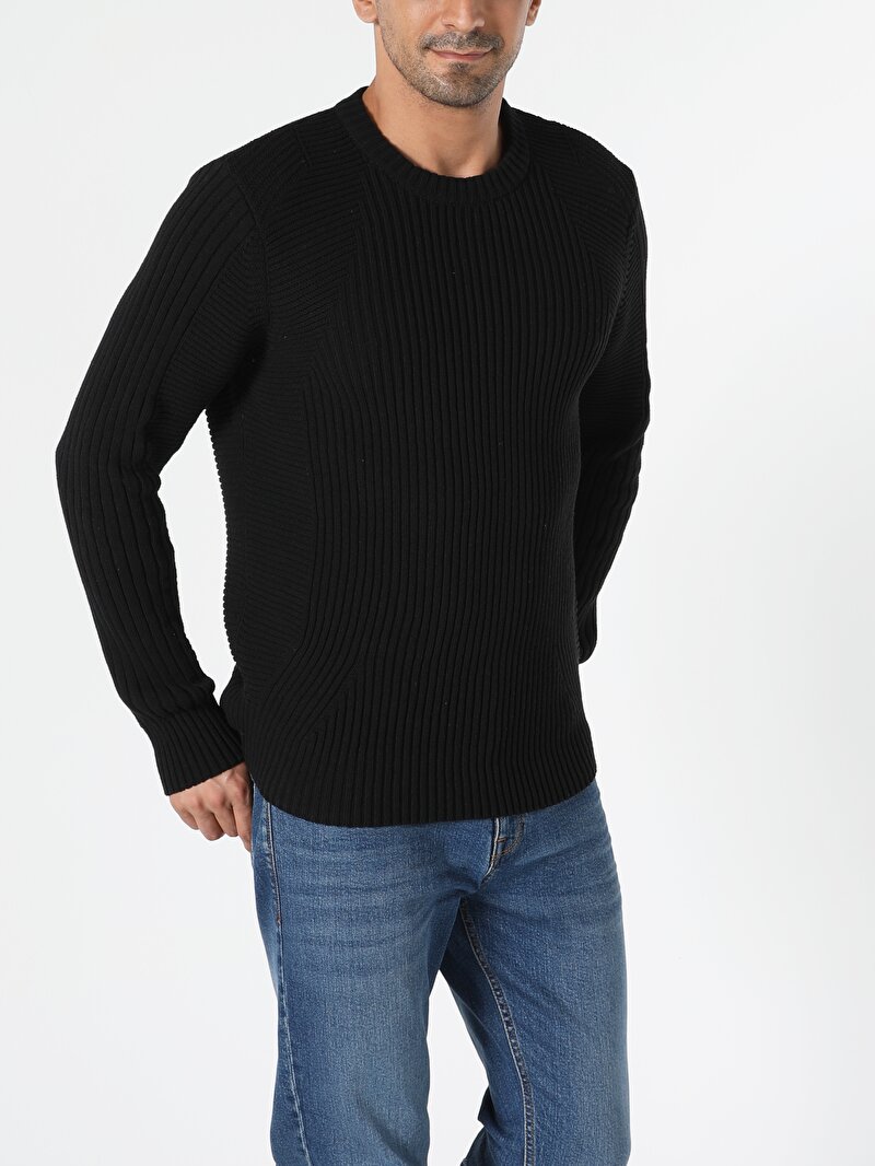 Показати інформацію про Светр Чоловічий Чорний  Cl1054868