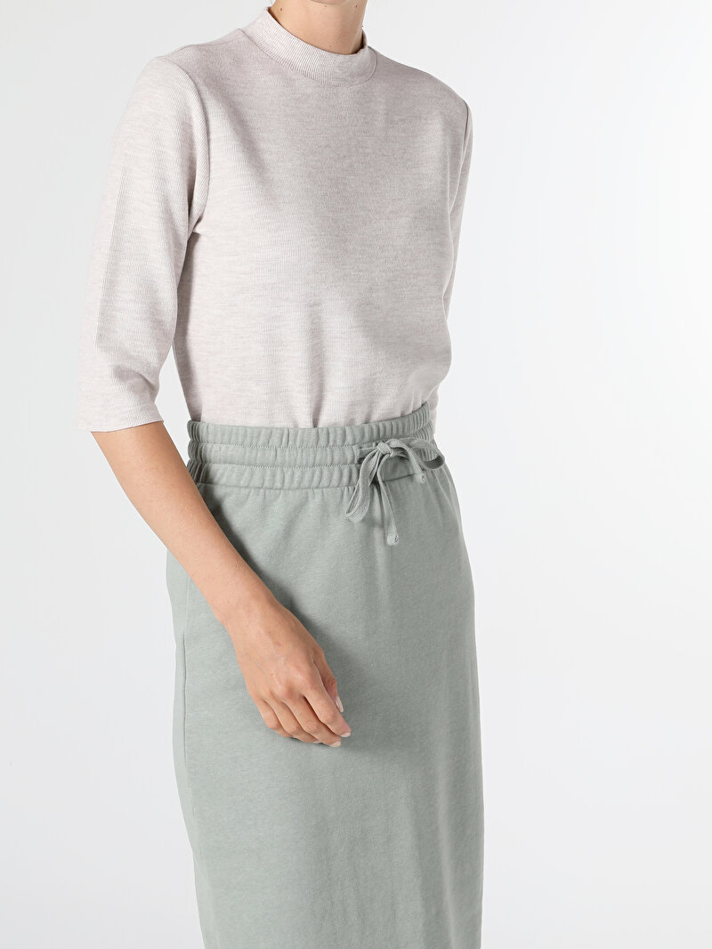 Показати інформацію про Футболка З Довгим Рукавом Жіноча Сіра  Cl1050465