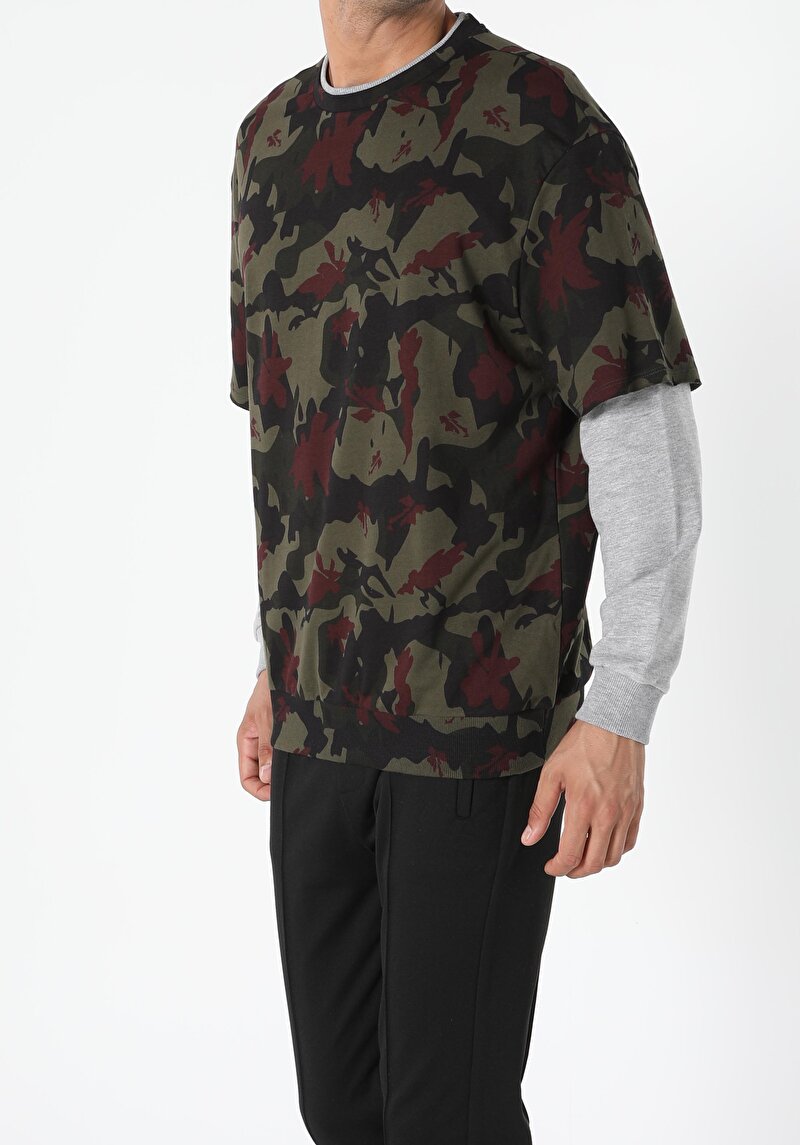 Показати інформацію про Толстовка Чоловіча Зелена  Cl1051166