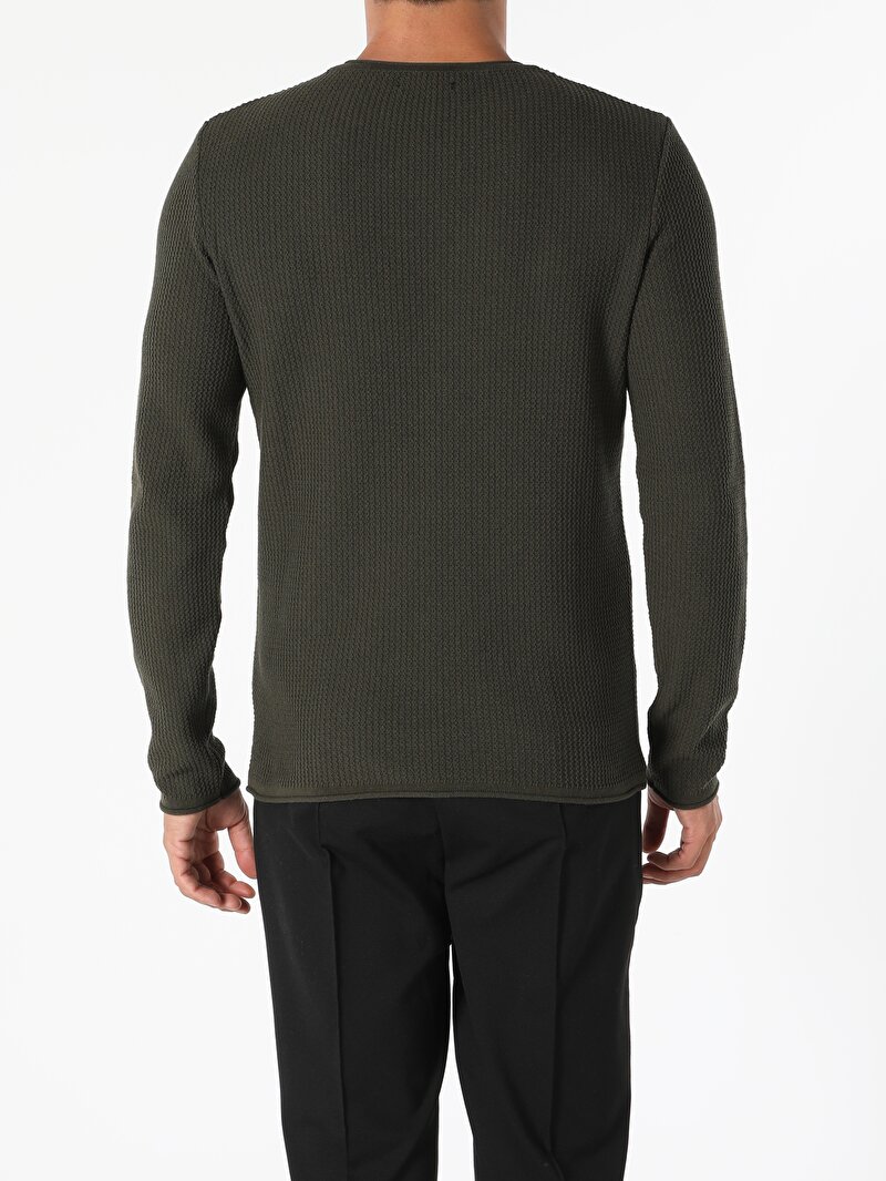 Показати інформацію про Светр Чоловічий Зелений  Cl1055245