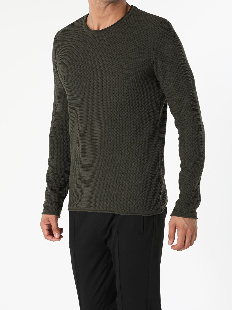 Показати інформацію про Светр Чоловічий Зелений  Cl1055245