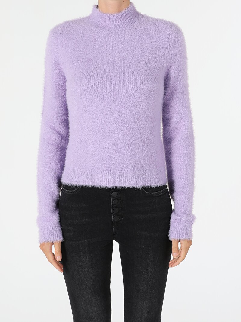 Показати інформацію про Светр Жіночий Фіолетовий  Cl1050737