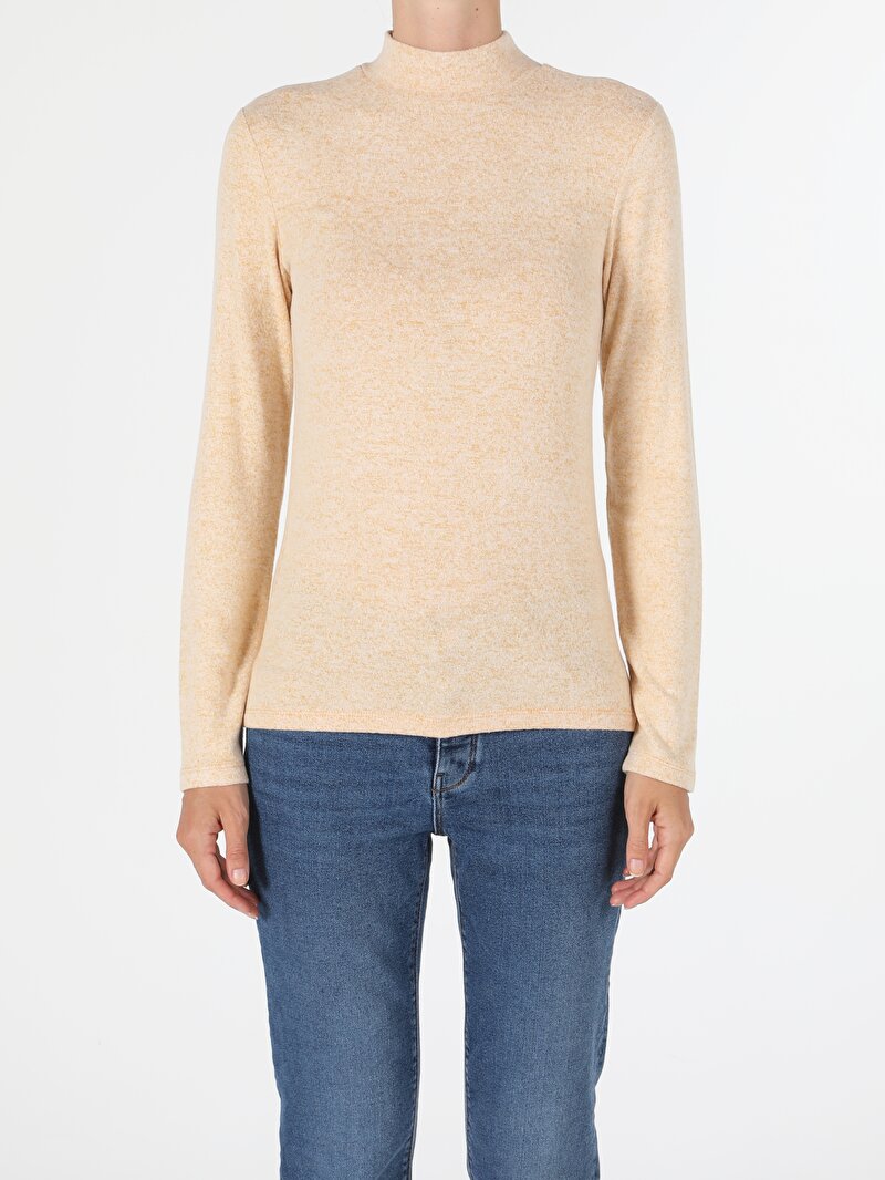 Показати інформацію про Футболка З Довгим Рукавом Жіноча Жовта  Cl1050998