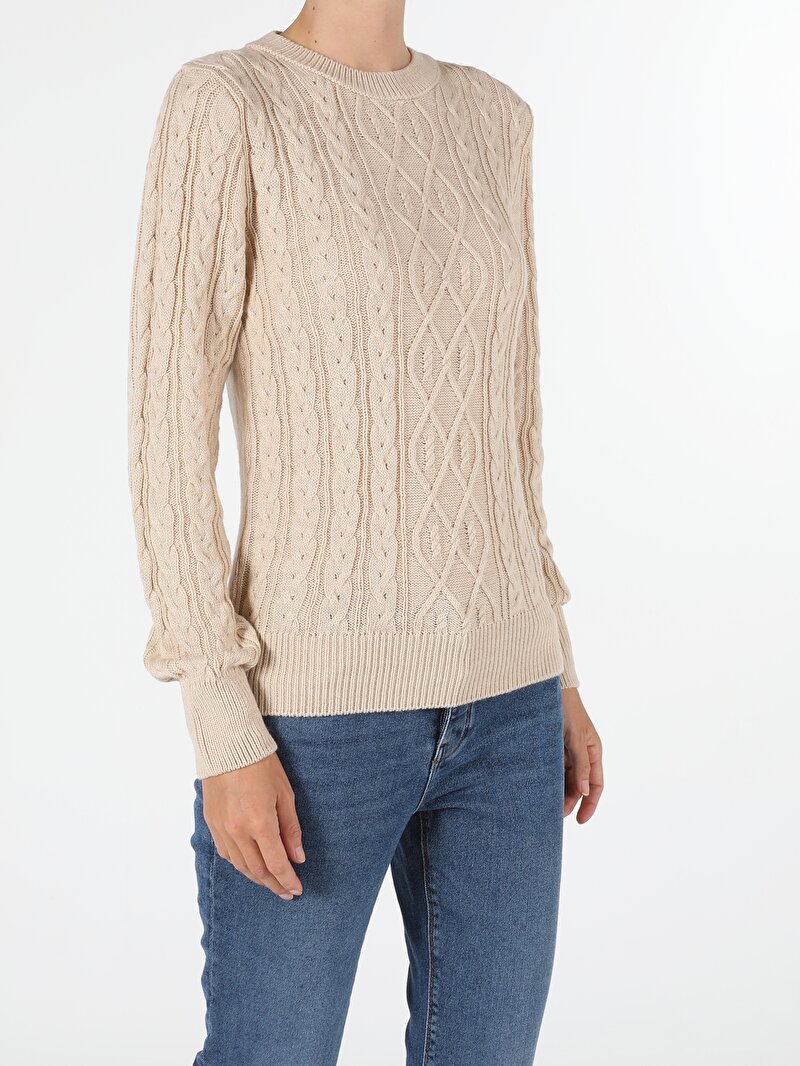 Показати інформацію про Светр Жіночий Бежевий  Cl1055260