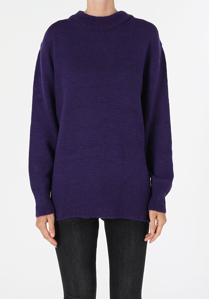 Показати інформацію про Светр Жіночий Фіолетовий  Cl1055891