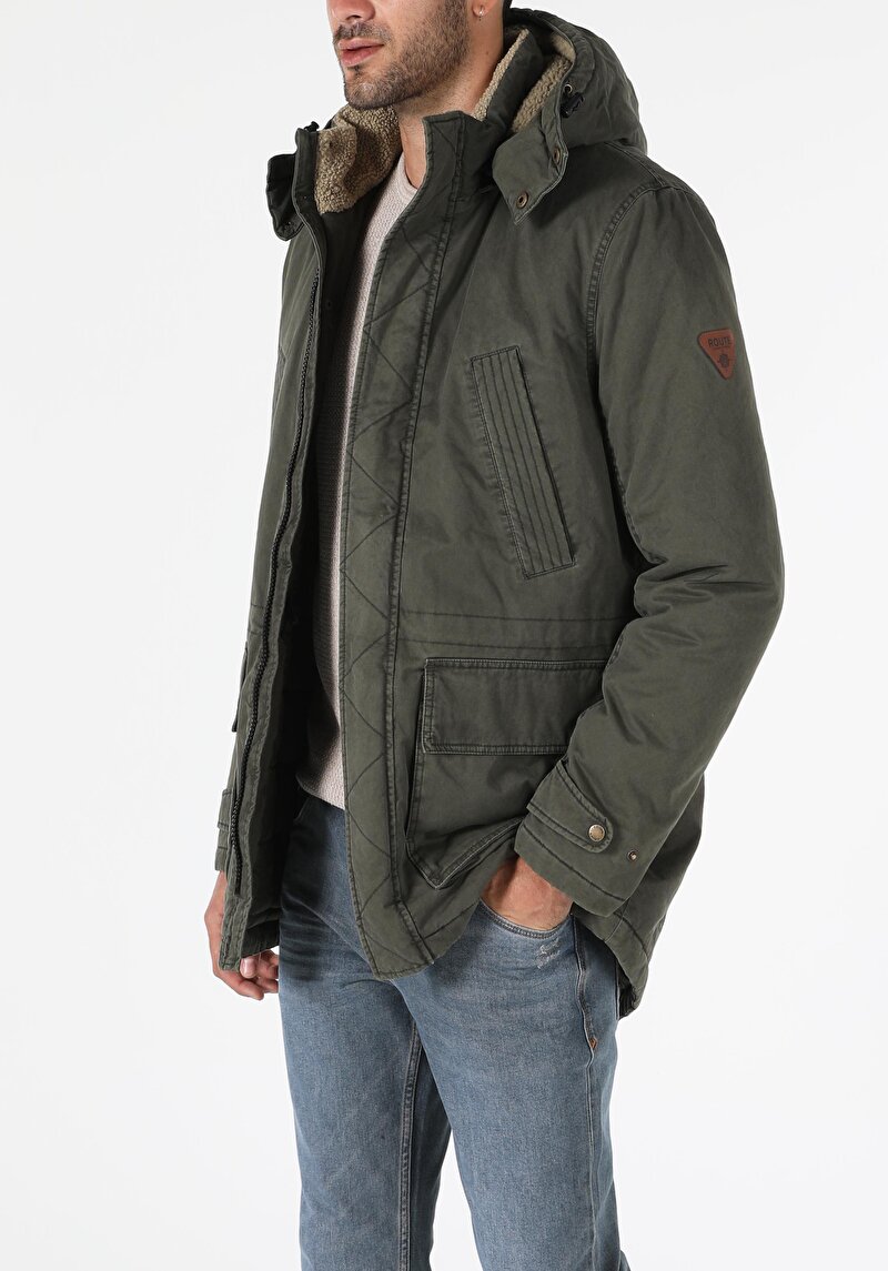 Зображення Пальто Чоловіче Зелене  Cl1054810