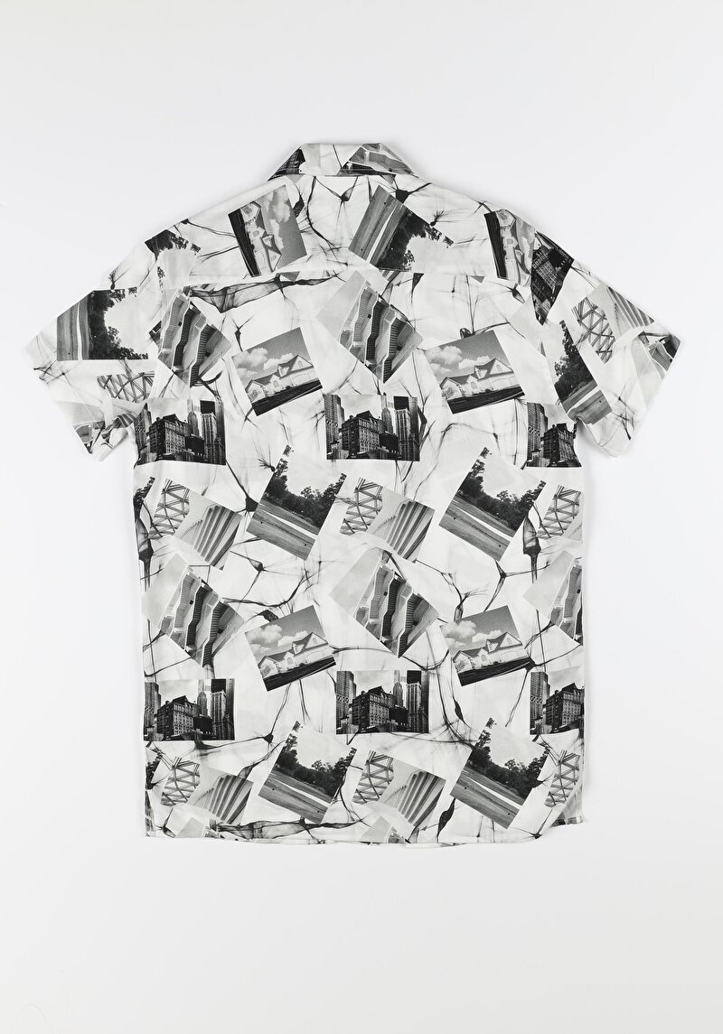 Показати інформацію про Сорочка З Коротким Рукавом Чоловіча Сіра  Cl1053961