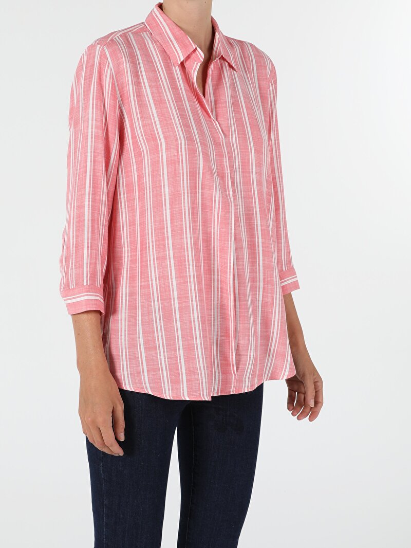 Зображення Сорочка З Довгим Рукавом Жіноча Червона  Cl1054196