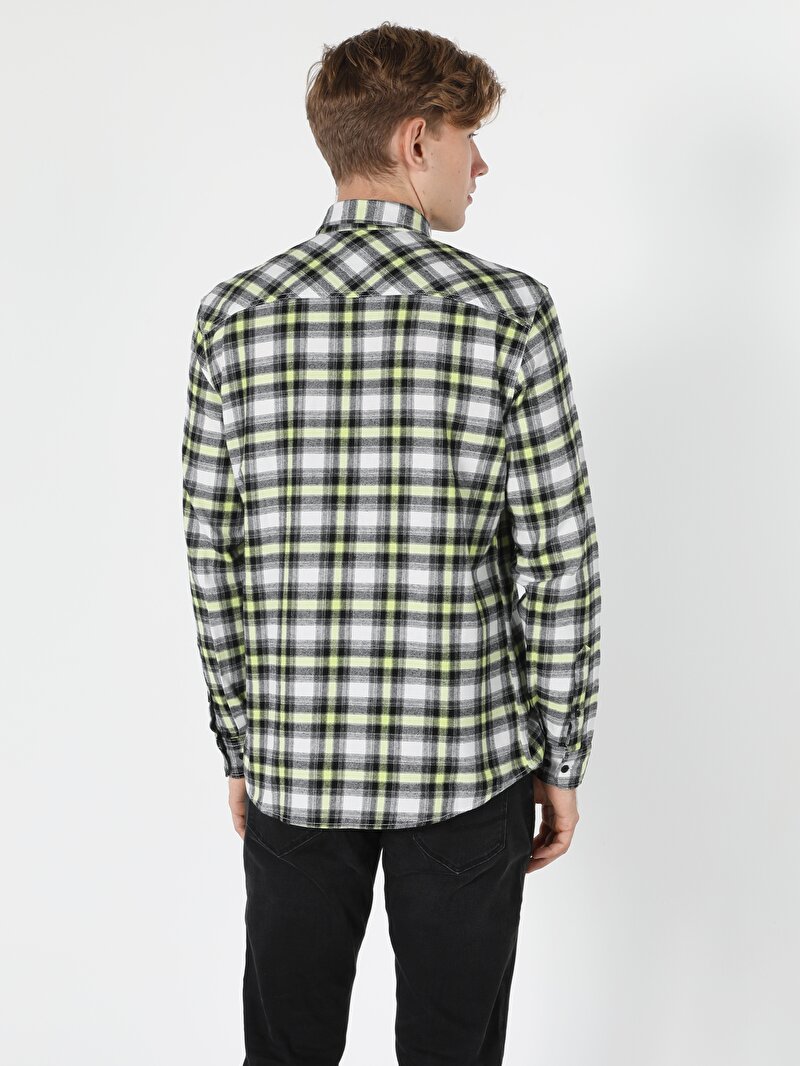 Показати інформацію про Сорочка З Довгим Рукавом Чоловіча Чорна  Cl1055663