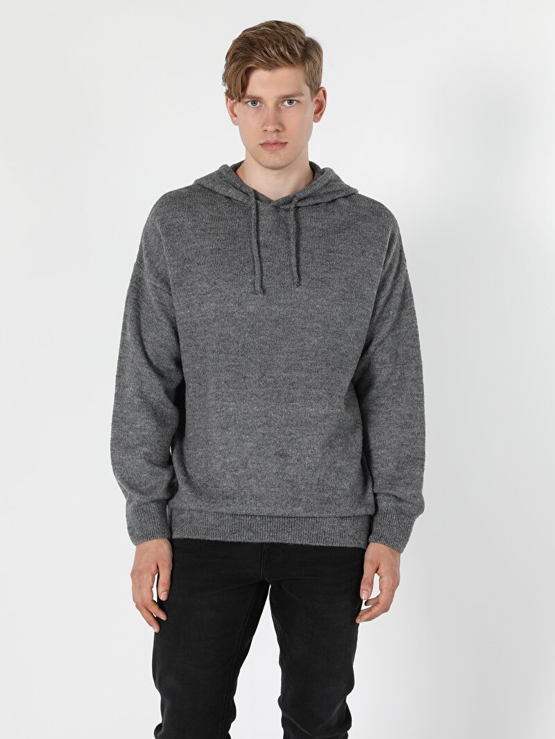 Показати інформацію про Светр Чоловічий Сірий  Cl1056004