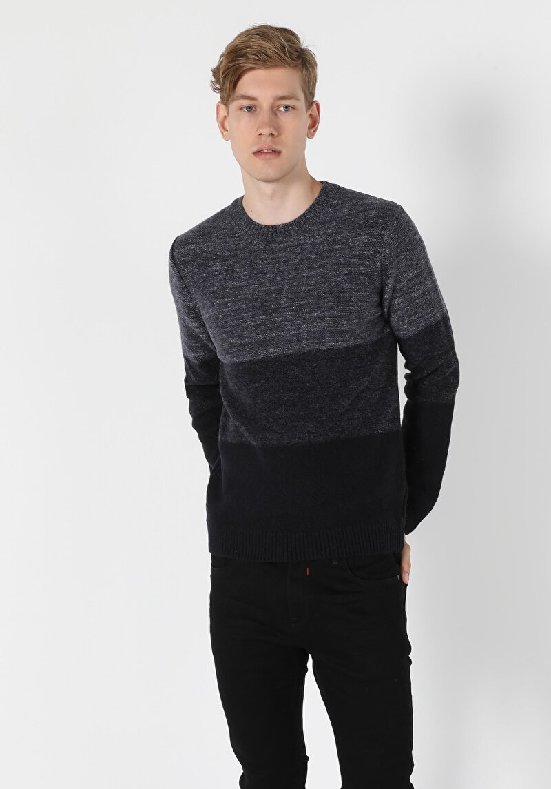 Показати інформацію про Светр Чоловічий Синій  Cl1056016