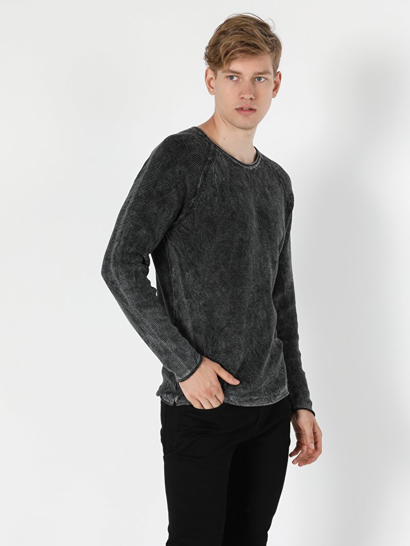 Показати інформацію про Светр Чоловічий Сірий  Cl1056021