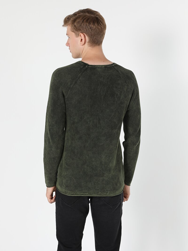 Показати інформацію про Светр Чоловічий Зелений  Cl1056021