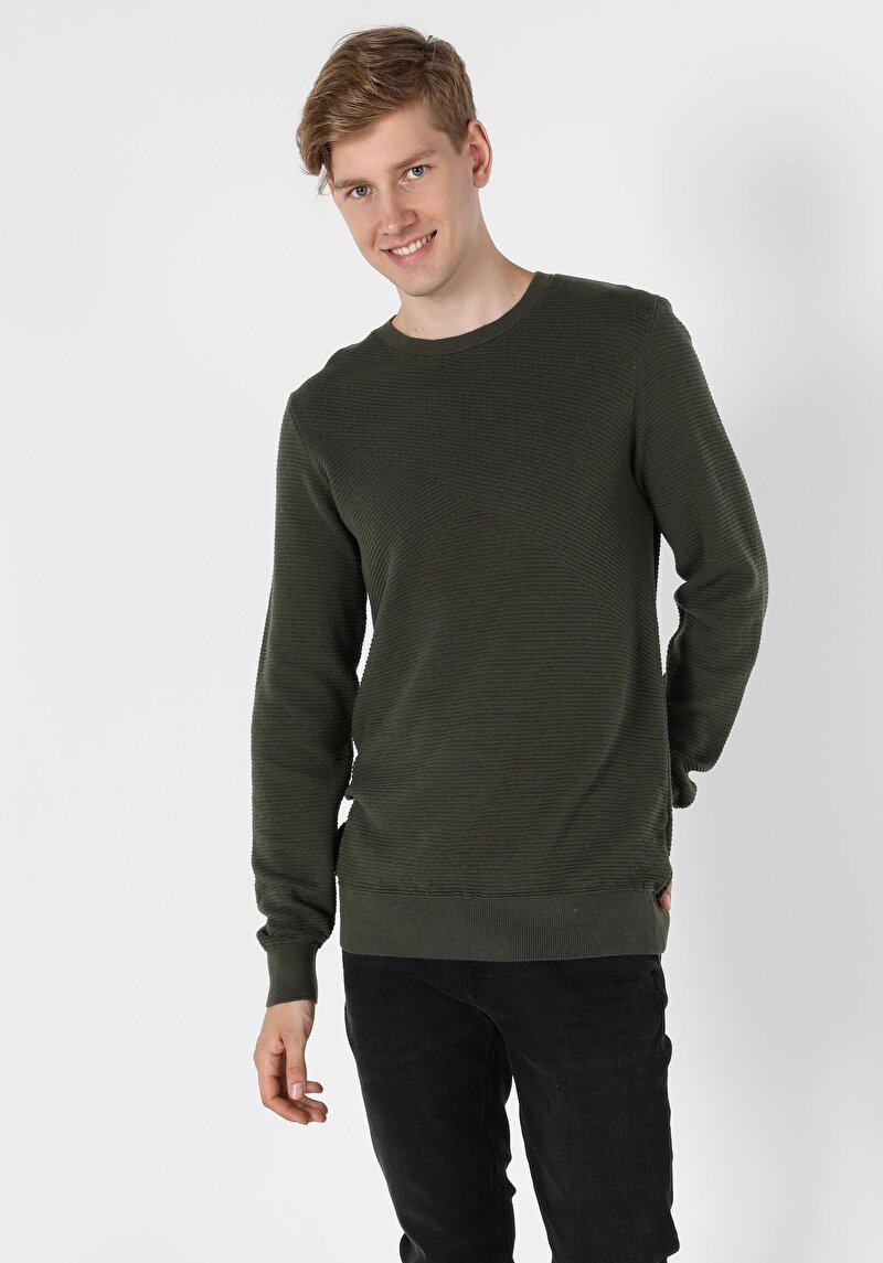 Зображення Светр Чоловічий Зелений  Cl1056030