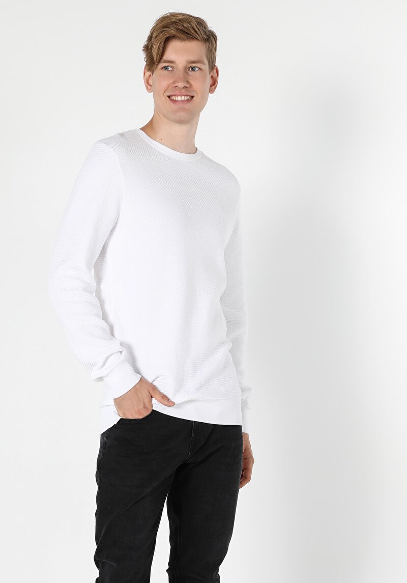 Зображення Светр Чоловічий Білий  Cl1056030