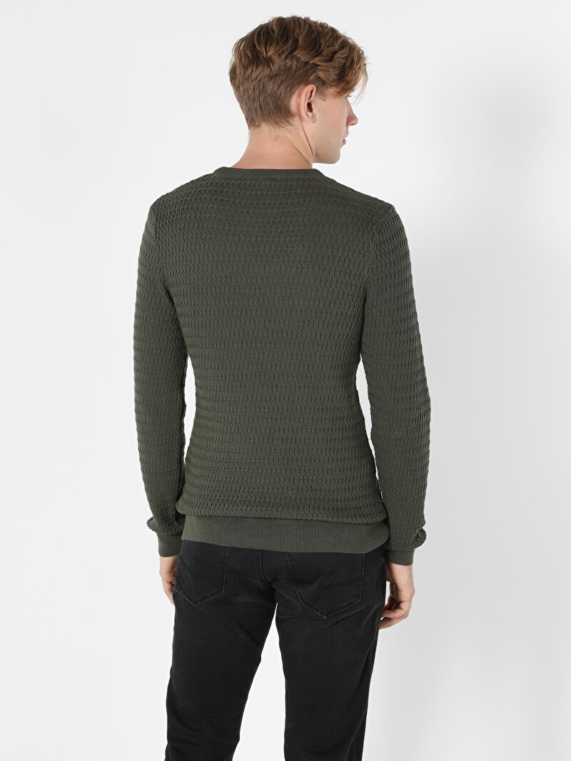 Показати інформацію про Светр Чоловічий Зелений  Cl1056031