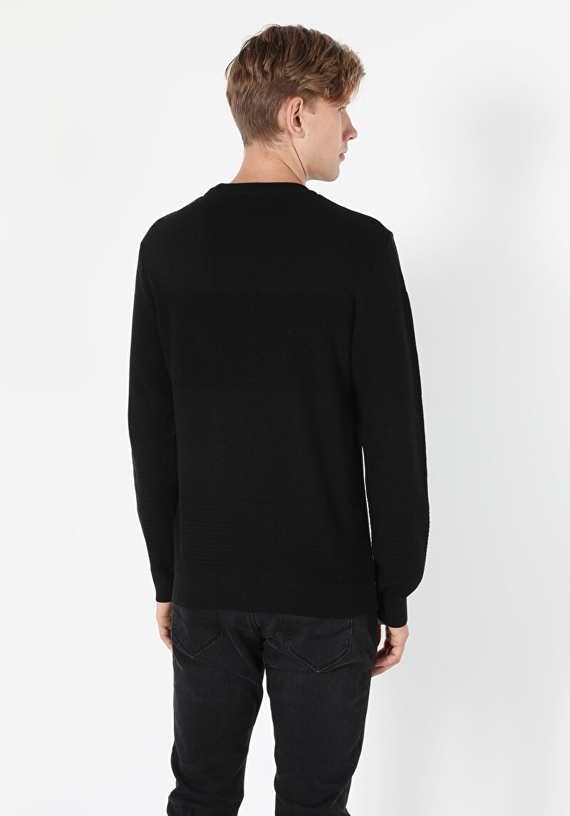 Показати інформацію про Светр Чоловічий Чорний  Cl1056032