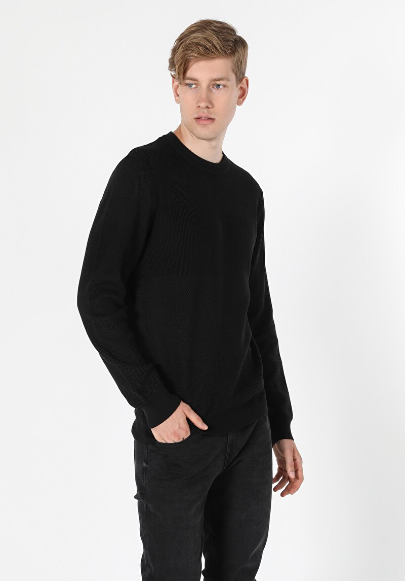 Показати інформацію про Светр Чоловічий Чорний  Cl1056032