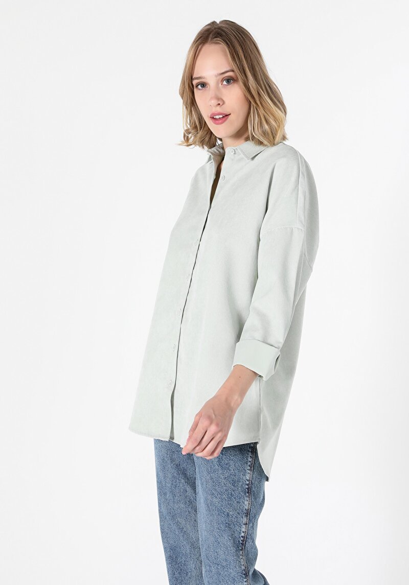 Зображення Сорочка З Довгим Рукавом Жіноча Зелена Cl1055825