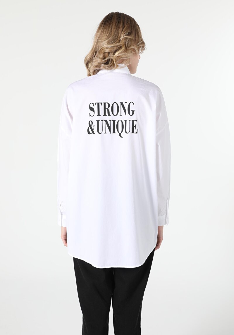 Показати інформацію про Сорочка З Довгим Рукавом Жіноча Біла  Cl1055830