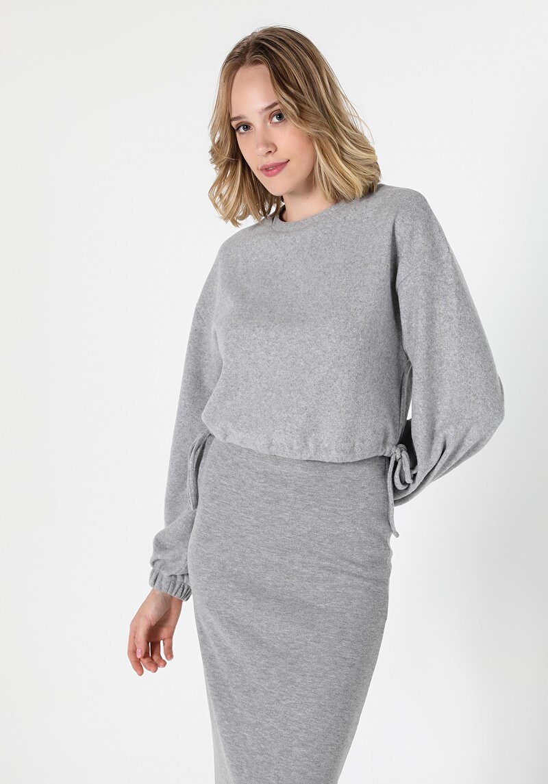 Зображення Футболка З Довгим Рукавом Жіноча Сіра  Cl1055905