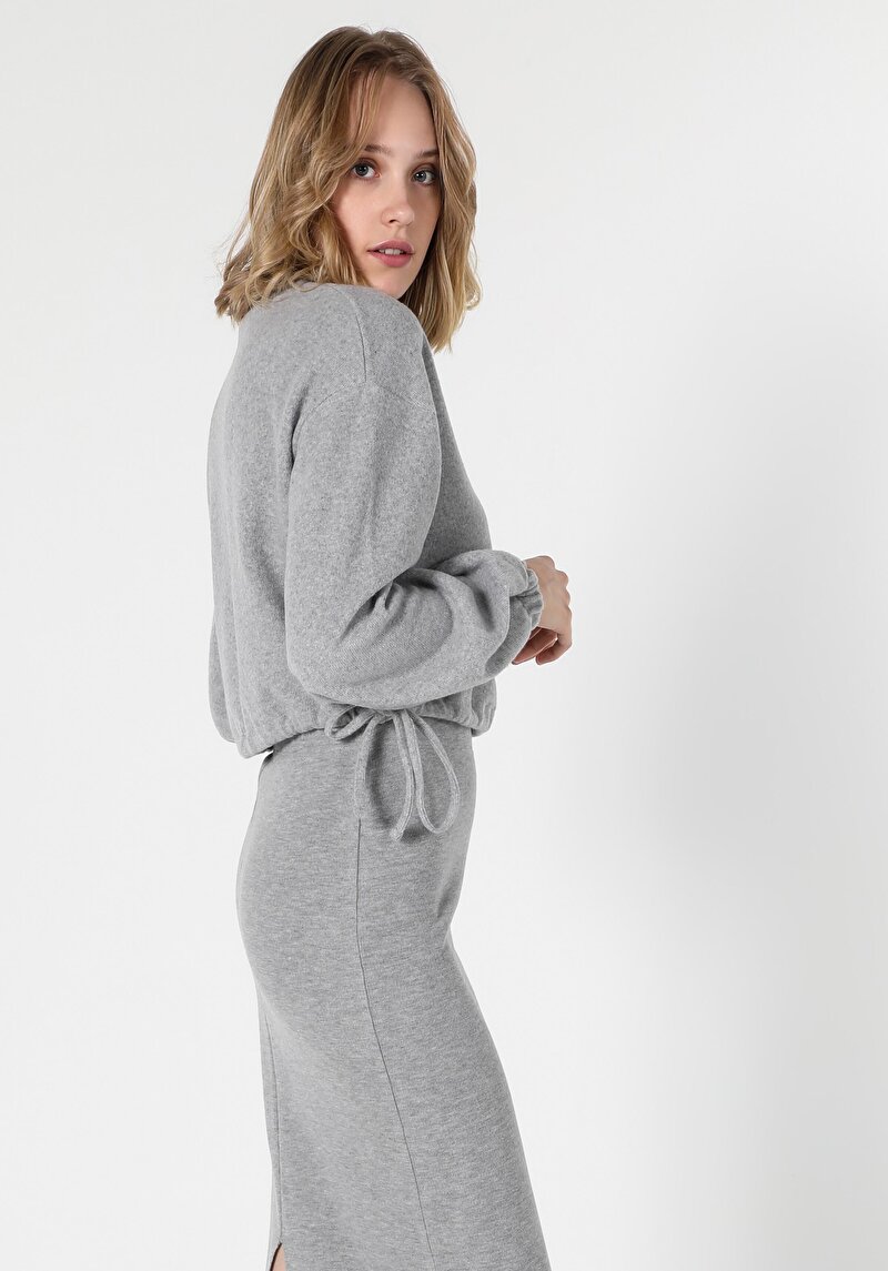 Зображення Футболка З Довгим Рукавом Жіноча Сіра  Cl1055905