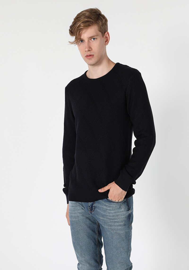 Зображення Светр Чоловічий Синій  Cl1050039