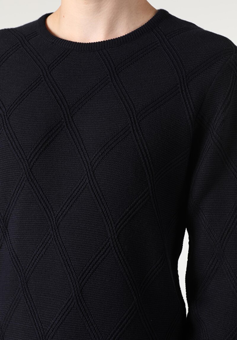 Показати інформацію про Светр Чоловічий Синій  Cl1050039