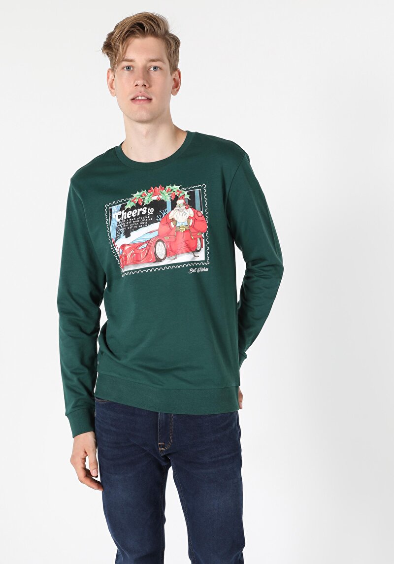 Зображення Толстовка Чоловіча Зелена  Cl1056531