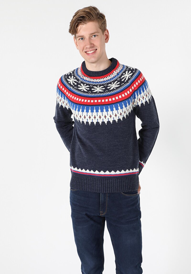 Зображення Светр Чоловічий Синій  Cl1056538