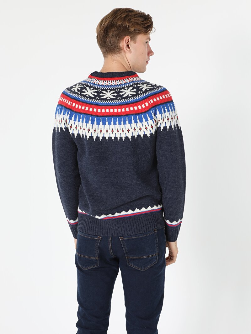 Показати інформацію про Светр Чоловічий Синій  Cl1056538