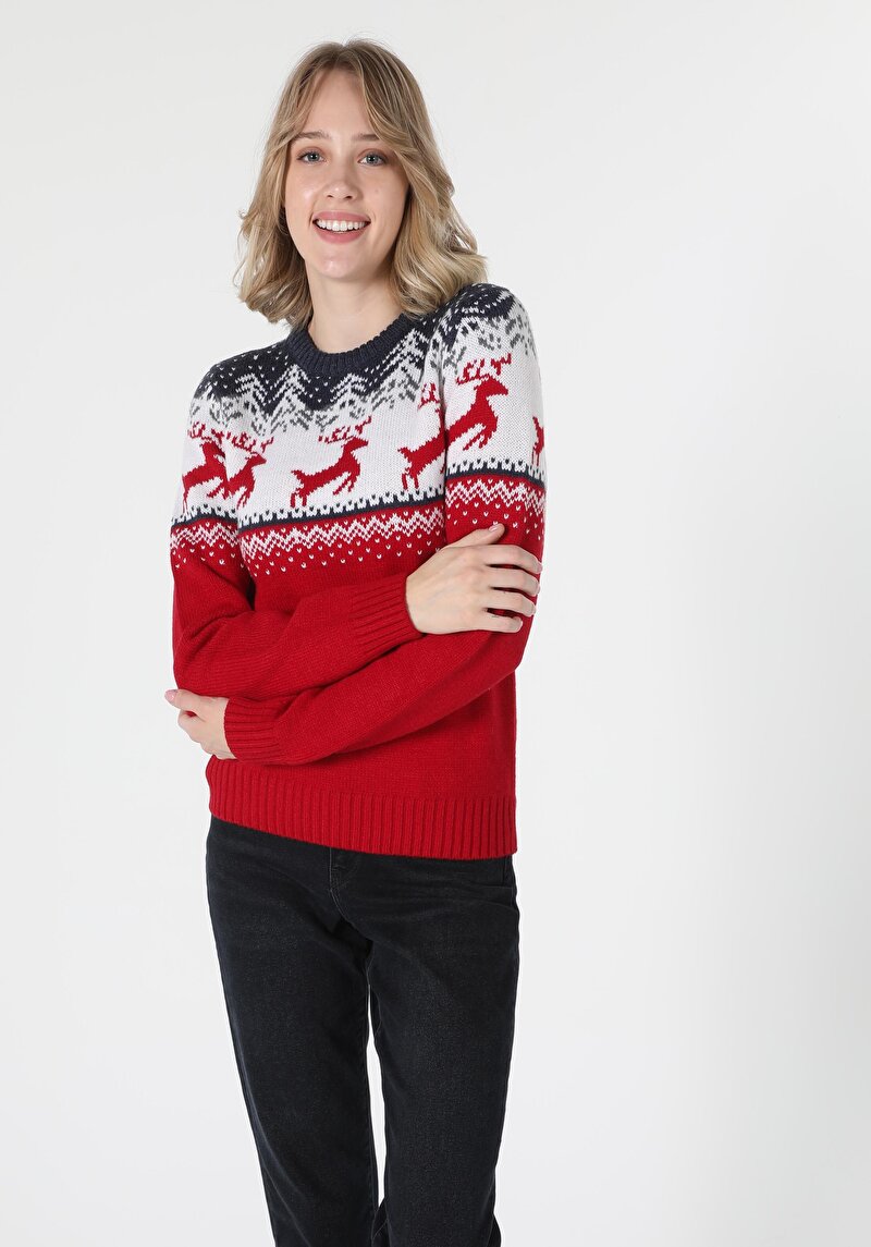 Показати інформацію про Светр Жіночий Червоний Cl1056517