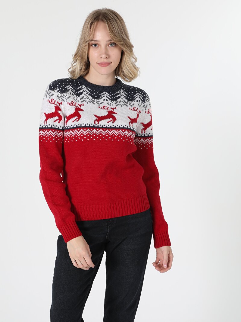 Показати інформацію про Светр Жіночий Червоний Cl1056517