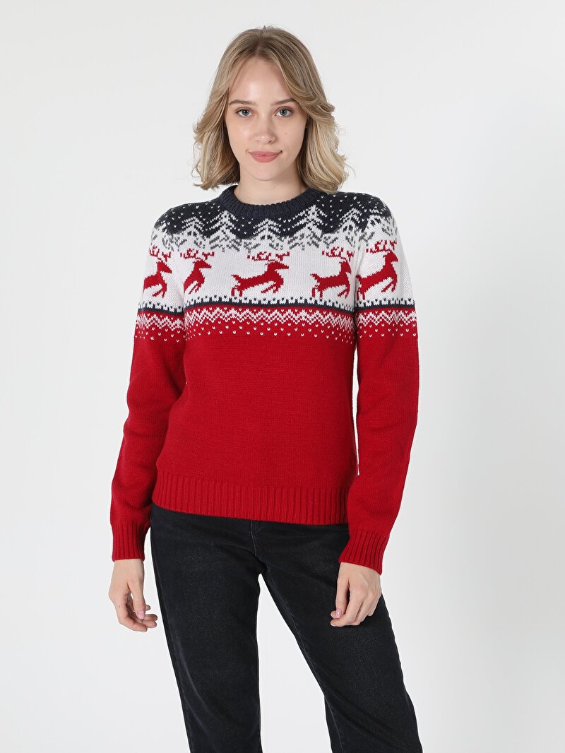 Показати інформацію про Светр Жіночий Червоний Cl1056517