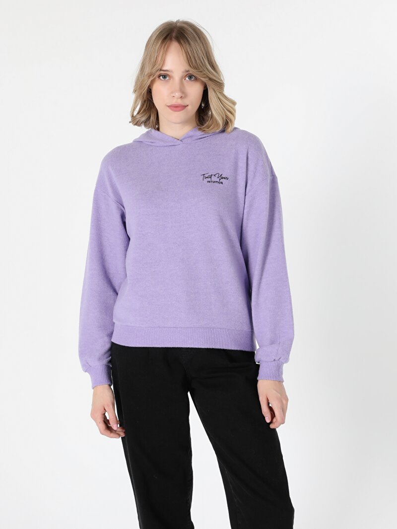 Показати інформацію про Футболка З Довгим Рукавом Жіноча Фіолетова  Cl1056539