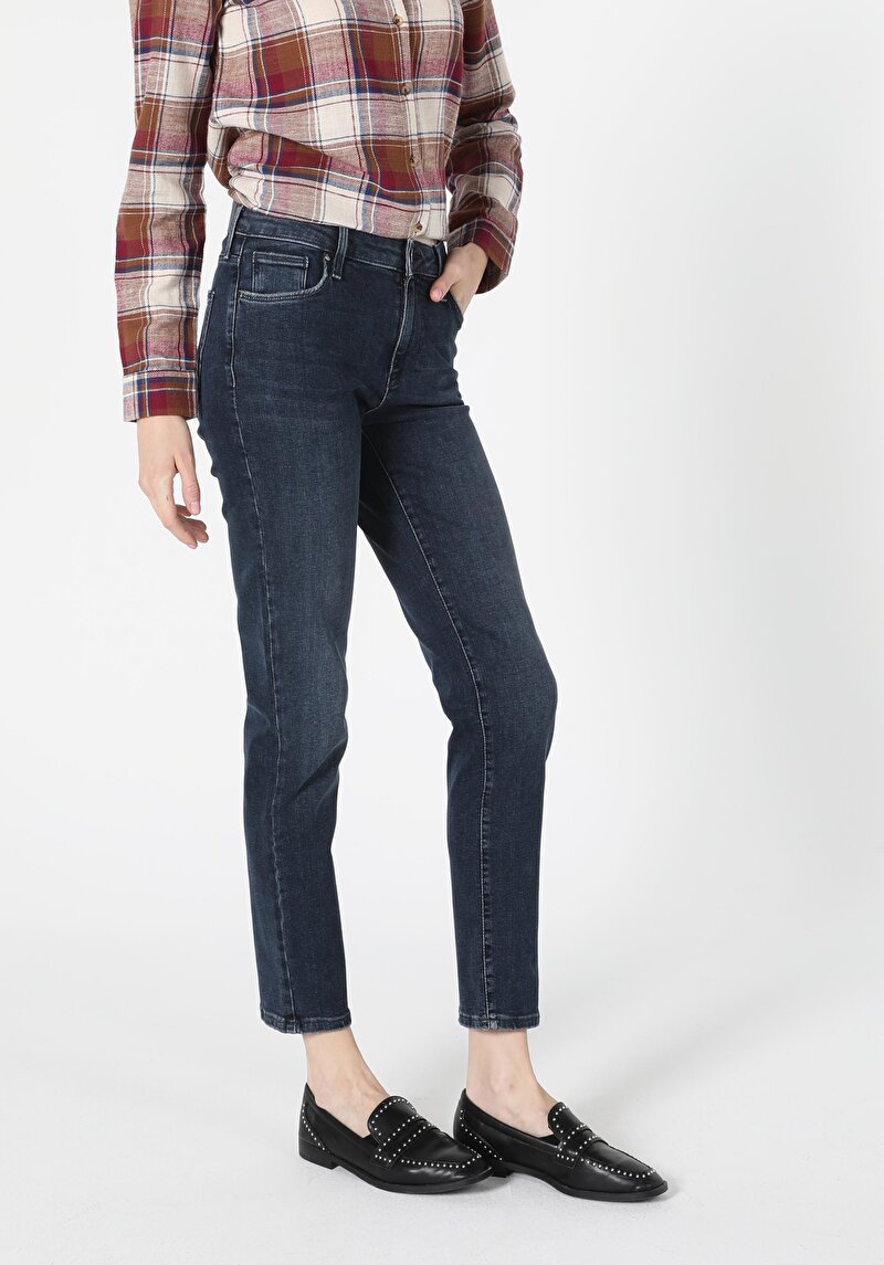 Зображення 703 Carla Джинси Жіночі  Вузького Крою Cl1056293