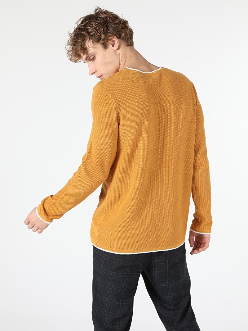 Показати інформацію про Светр Чоловічий Жовтий  Cl1056038