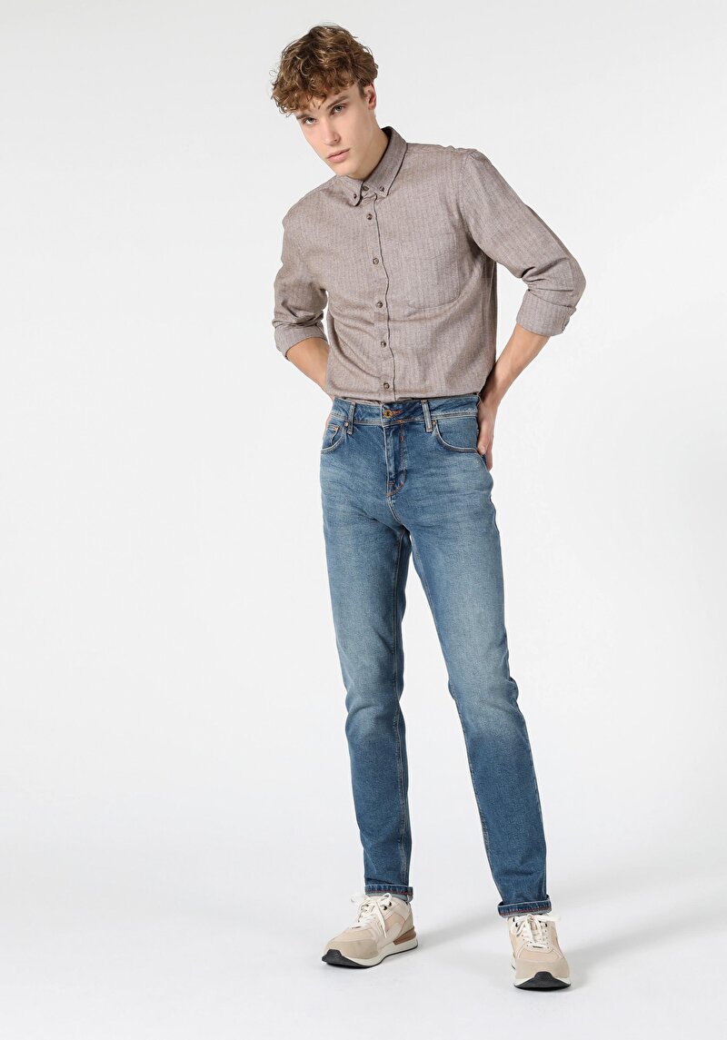 Зображення 044 Karl Джинси Чоловічі Прямого Крою Cl1057193