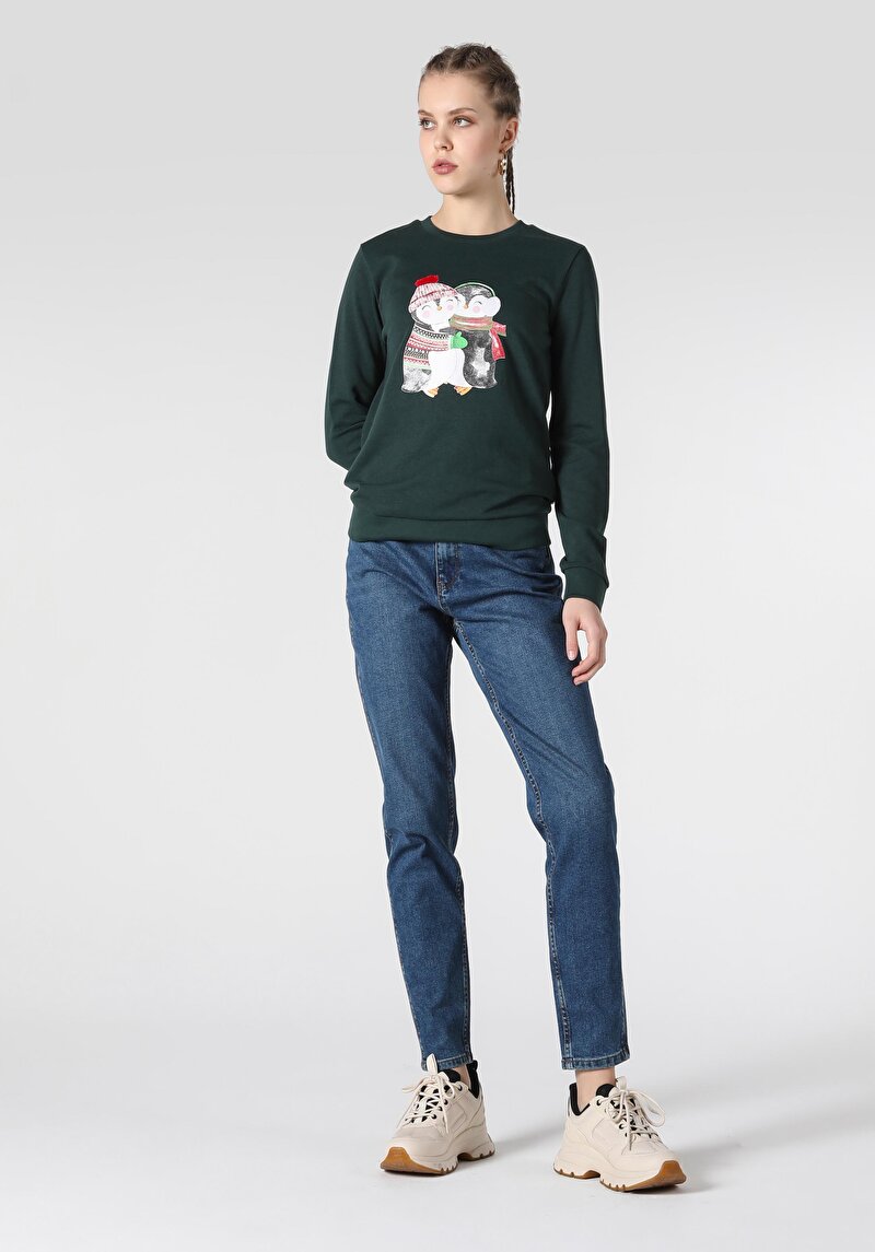 Зображення Толстовка Жіноча Зелена  Cl1052020