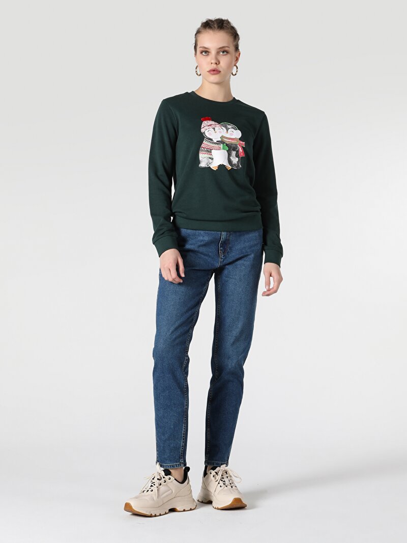 Показати інформацію про Толстовка Жіноча Зелена  Cl1052020