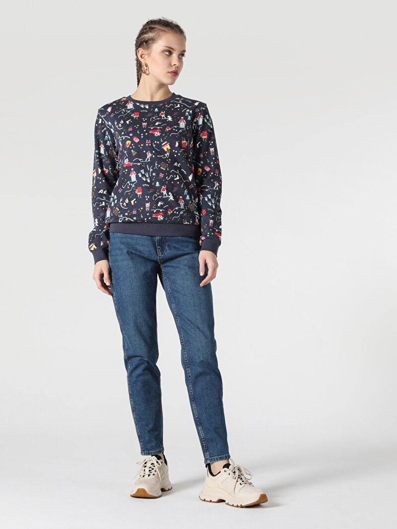 Показати інформацію про Толстовка Жіноча Синя  Cl1052021