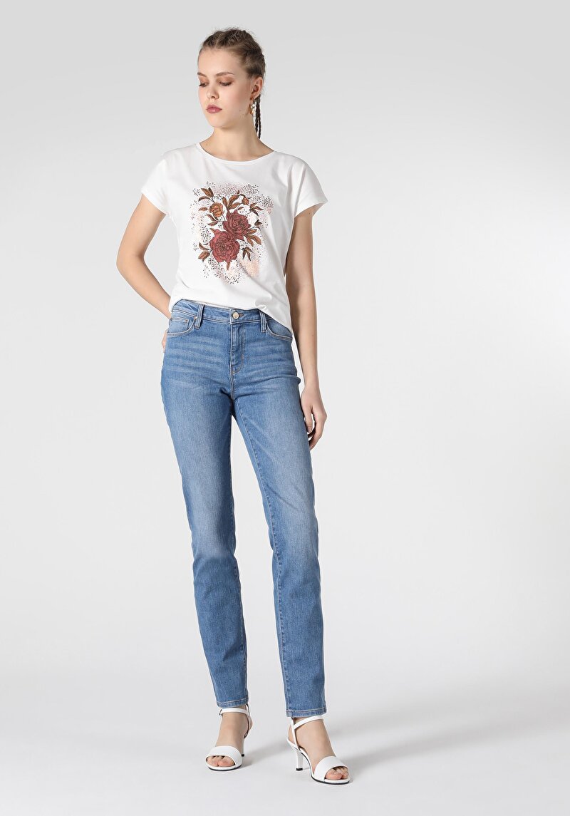 Зображення 703 Carla Джинси Жіночі  Вузького Крою Cl1055526