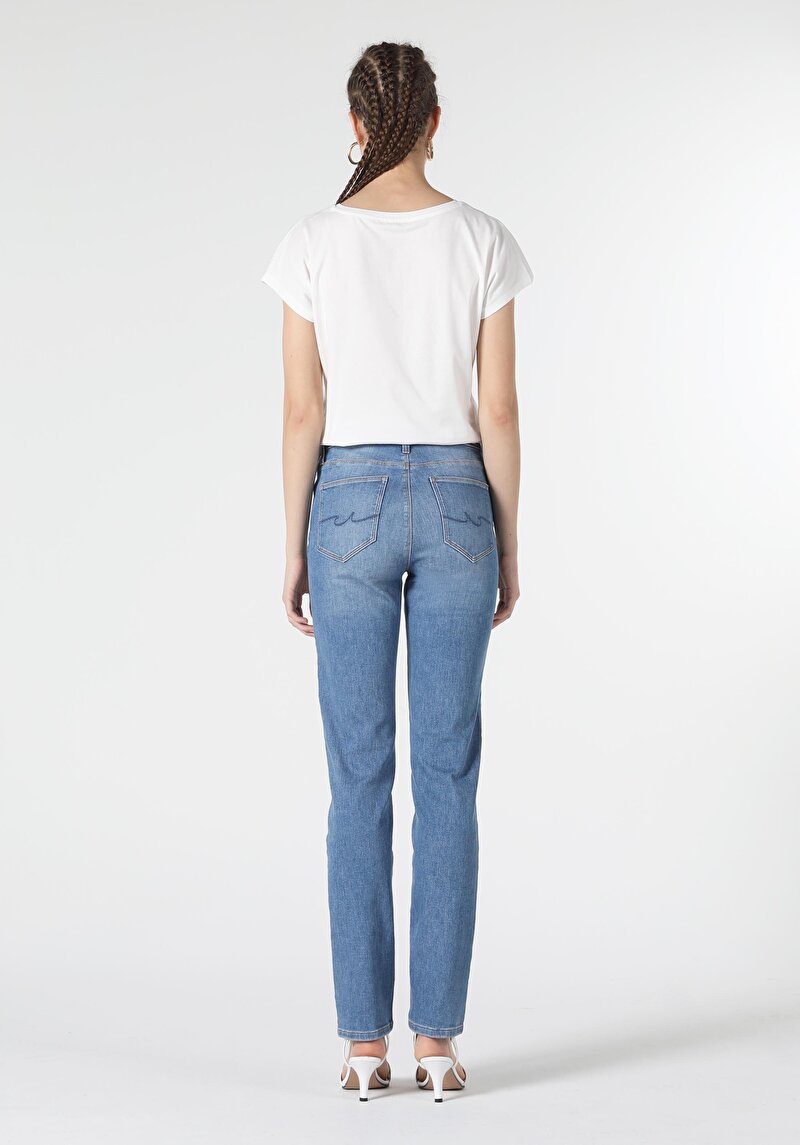 Зображення 703 Carla Джинси Жіночі Вузького Крою Cl1055526