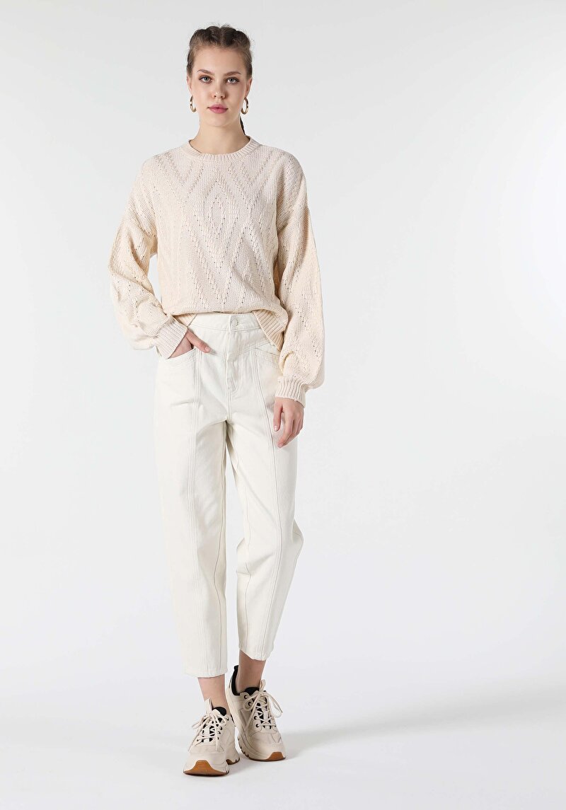 Показати інформацію про Светр Жіночий Блідо-Жовтий Cl1057379