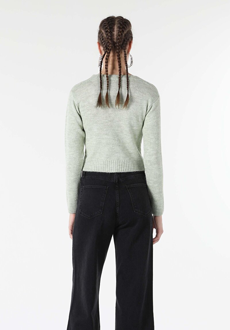 Показати інформацію про Кардиган Жіночий Зелений  Cl1057438