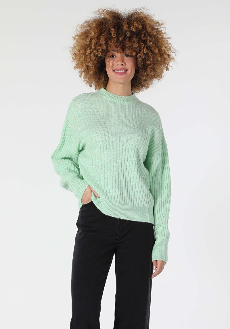 Показати інформацію про Светр Жіночий Зелений Cl1057377