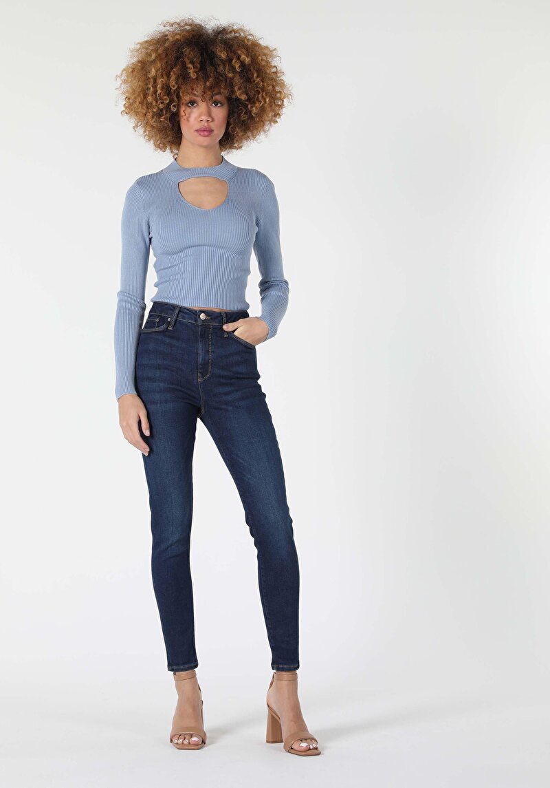 Показати інформацію про Светр Жіночий Блакитний  Cl1057223