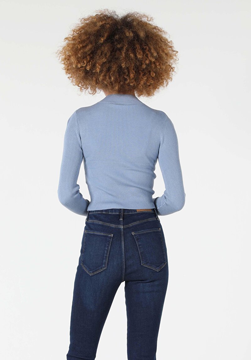 Показати інформацію про Светр Жіночий Блакитний  Cl1057223