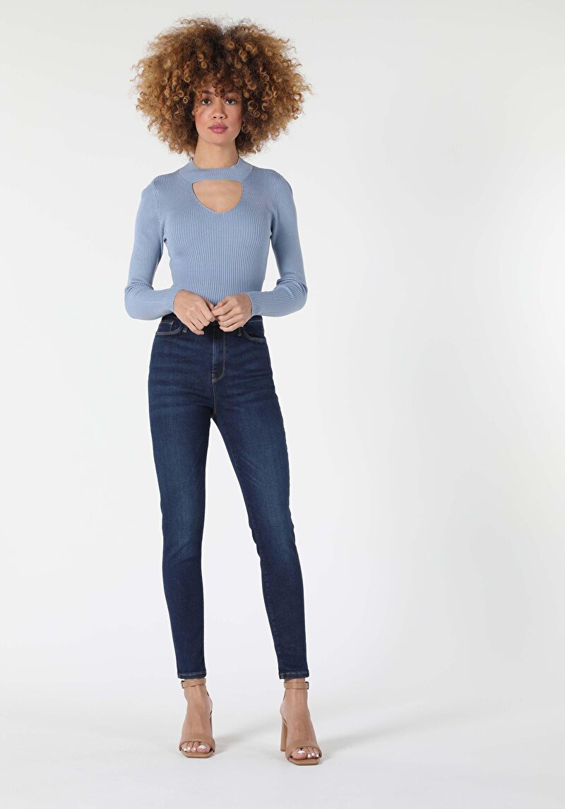 Показати інформацію про Светр Жіночий Блакитний  Cl1057223